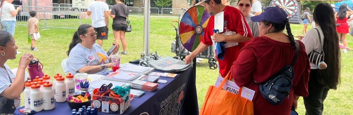 Defenders tabling at Fiesta del Sol